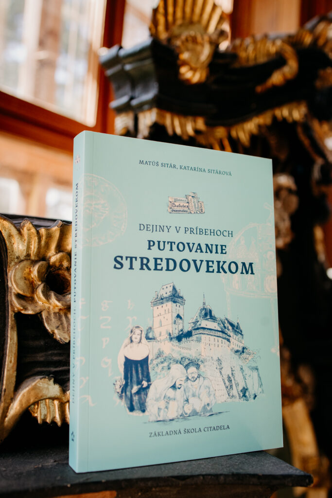 putovanie stredovekom, knihy o histórii, kniha pre deti, dejiny v príbehoch, detská literatúra, náčná literatúra