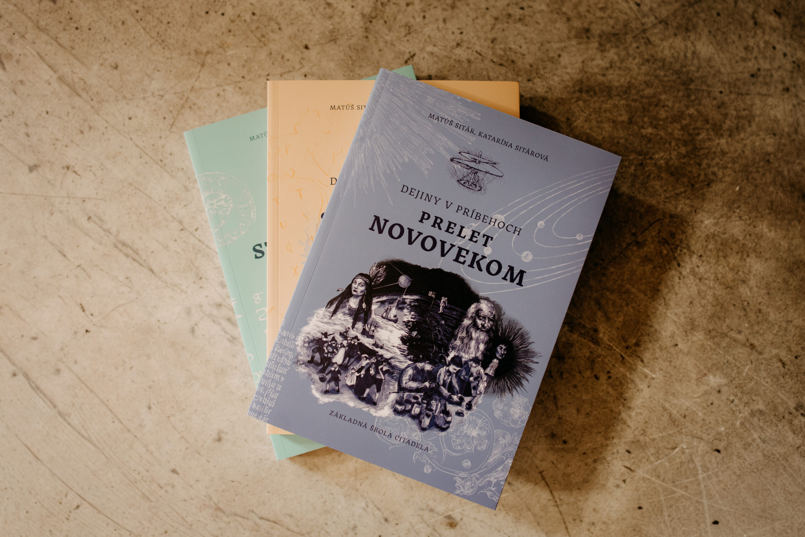 prelet novovekom, putovanie stredovekom, cesta do staroveku, knihy o histórii, kniha pre deti, dejiny v príbehoch, detská literatúra, náčná literatúra