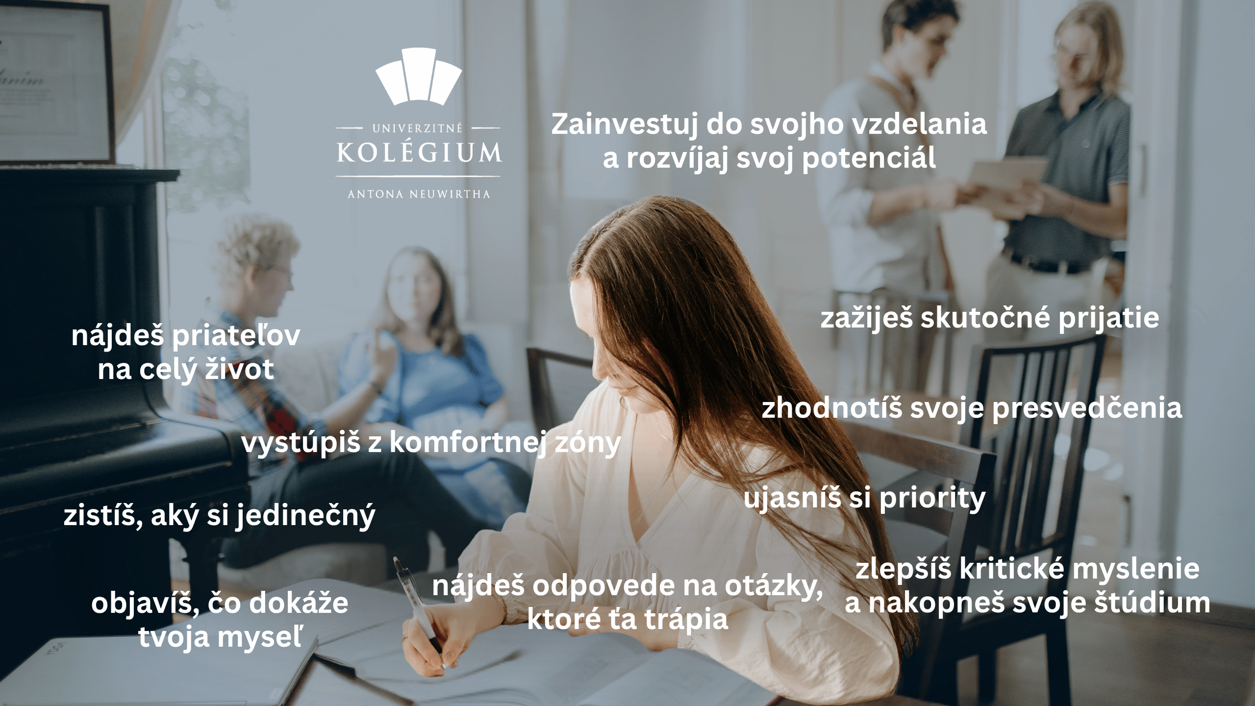 Štúdium v Univerzitnom kolégiu uzatvára prihlasovanie 3. mája.