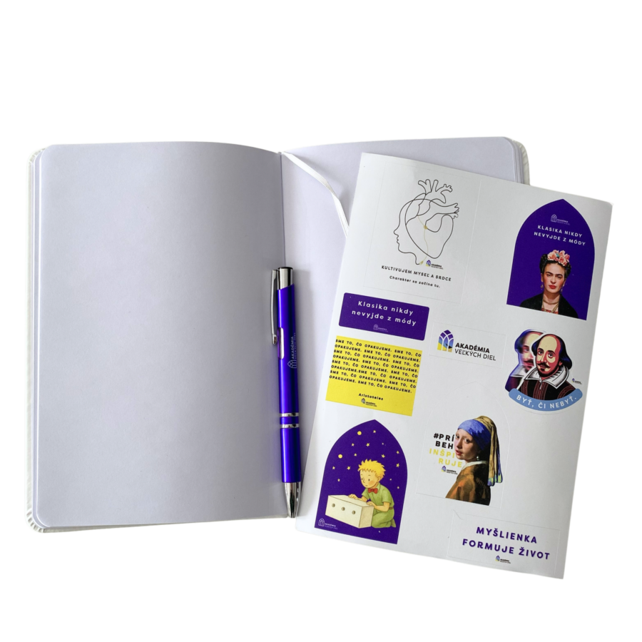 Zápasník, pero, nálepky